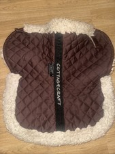 Cottage Craft braune flauschige Halbunterlage | Größe Pony 