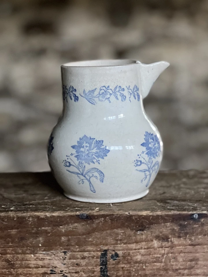 Antique French Saint Uze Large Pitcher Jug - Image 2 of 4