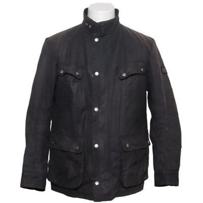 Barbour international, Jacke, Herren, Größe: M, International, Grau/Schwarz #B7q