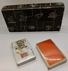 1940’s SHAW BARTON Travel Bridge Card Case w/2 Playing Decks, Pencil & Score Pad — photo 6