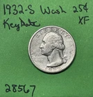 1932-S Washington Quarter 25c XF Extra Fine US Coin Key Date