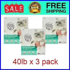Special Kitty Odor Control Tight Clumping Cat Litter Fresh Scent 40 lb x 3 Packs