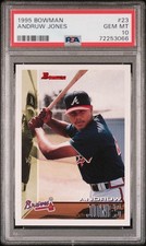 1995 Bowman ANDRUW JONES #23 (RC) PSA 10