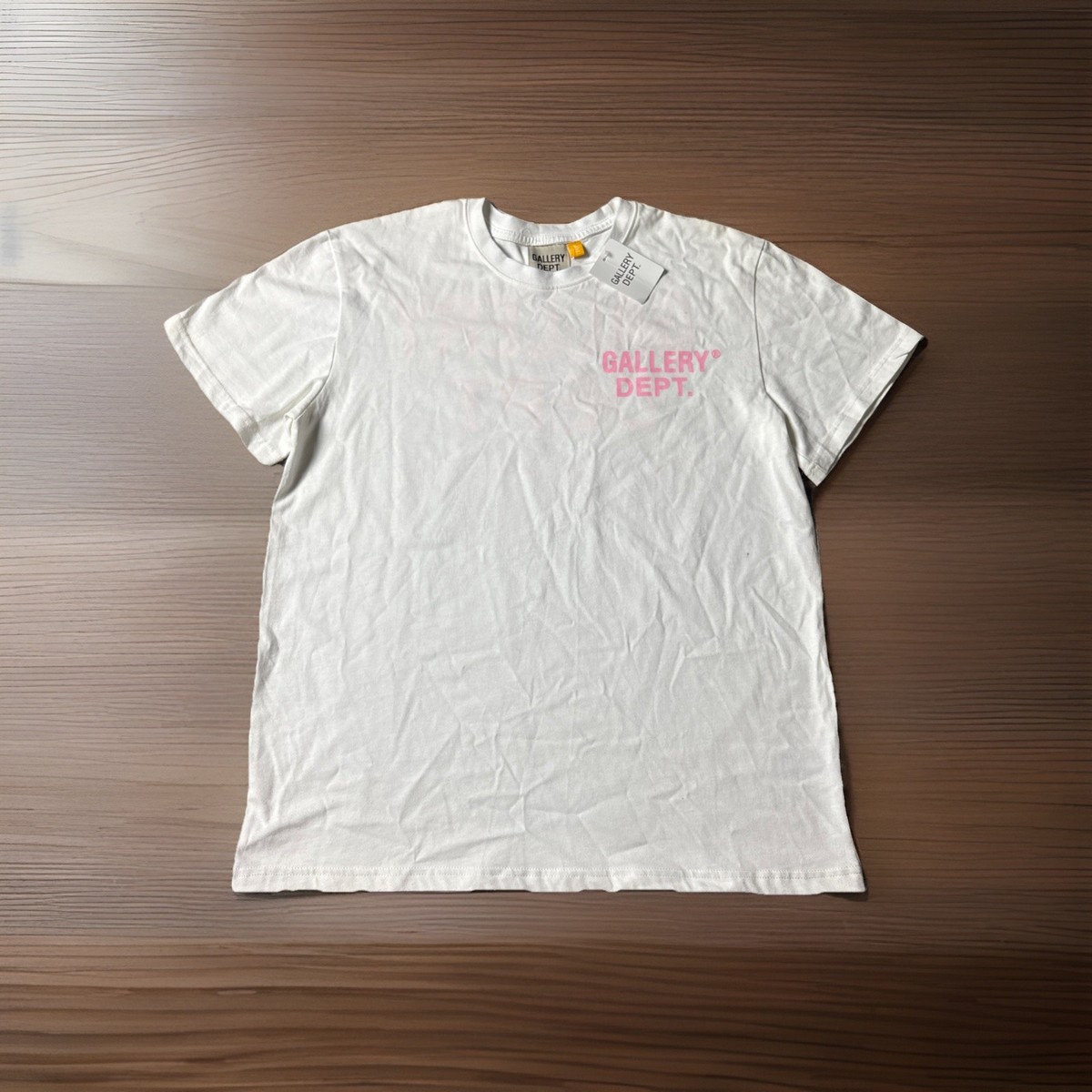 Gallery Dept Souvenir Tee T Shirt Size Large White Pink Rare