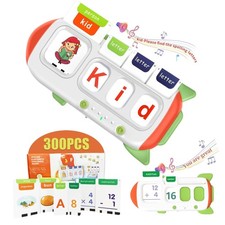 ABC Learning Toys for Kids Ages 3-5, Talking Flash Cards for CVC Word  Math ...