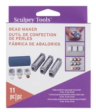 Polyform Sculpey Tools Round Bead Maker, 11 piece set, polymer oven-bake clay