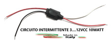 CIRCUITO SCHEDA INTERMITTENTE LAMPEGGIANTE  LED ING. 3V 5V 9V 12V  10WATT MAX