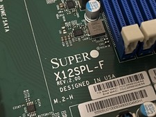 Supermicro X12SPL-F  C621A  LGA4189 ATX Server Motherboard  I/O  Heatsink