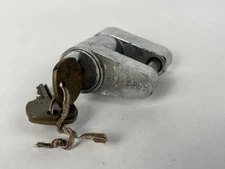 Vintage All-Safe Anti-Theft Padlock With 3 Keys Lock Pat Pend.