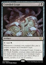 1x Crowded Crypt NM-Mint, English Commander: Innistrad: Midnight Hunt MTG Magic