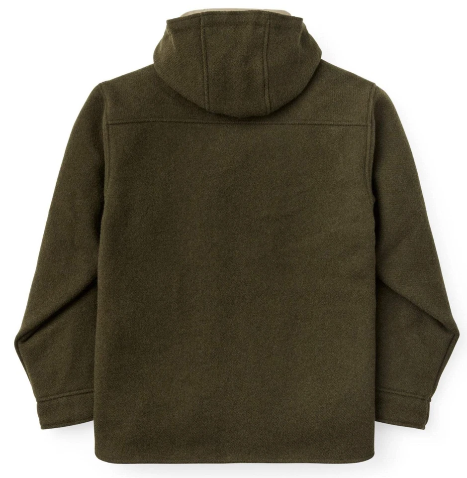 Filson Snohomish Reversible Jacket 20232894 McKinley Olive Dark Light Tan Wool - Image 4 of 4