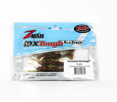 Zman Soft K�der Scented Shrimpz 3 Zoll 5/Pack Houdini (0341)