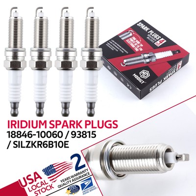 Box of 4 93815 Laser Iridium Spark Plugs SILZKR6B10E Fits For Powersports 2019