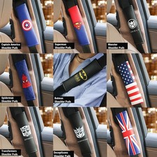 Car Seat Belt Shoulder Pad Protective Leather Cover Interior Universal Decor