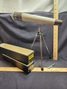 Vintage Bushnell Table Telescope w/Tripod Mount New In Boxes 10× 30mm