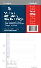 Collins - DayPlanner Refills - 2026 12 Month Calendar Year Planner, Day-To-Page