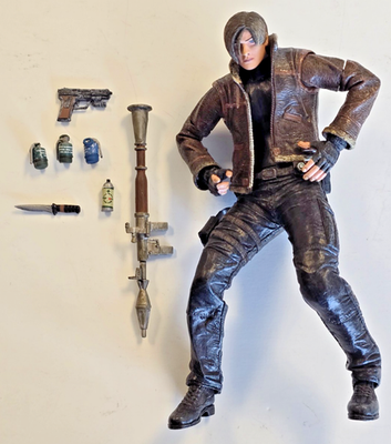 2005 NECA 7'' LEON KENNEDY (Jacket) Figure Resident Evil 4