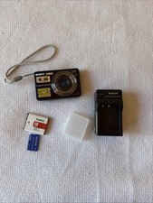 Sony Cyber-Shot DSC-W120 7.2MP Digital Camera Black w/4x Zoom Bundle