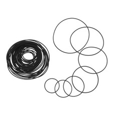 100 Pcs Turntable Belt Cassette Player Belts Tape Machine Dvd Drive