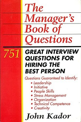 The Managers Book of Question - VERY GOOD