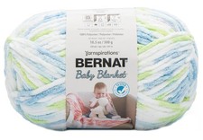 Bernat Baby Blanket Big Ball Yarn-Funny Prints - 2 Pack