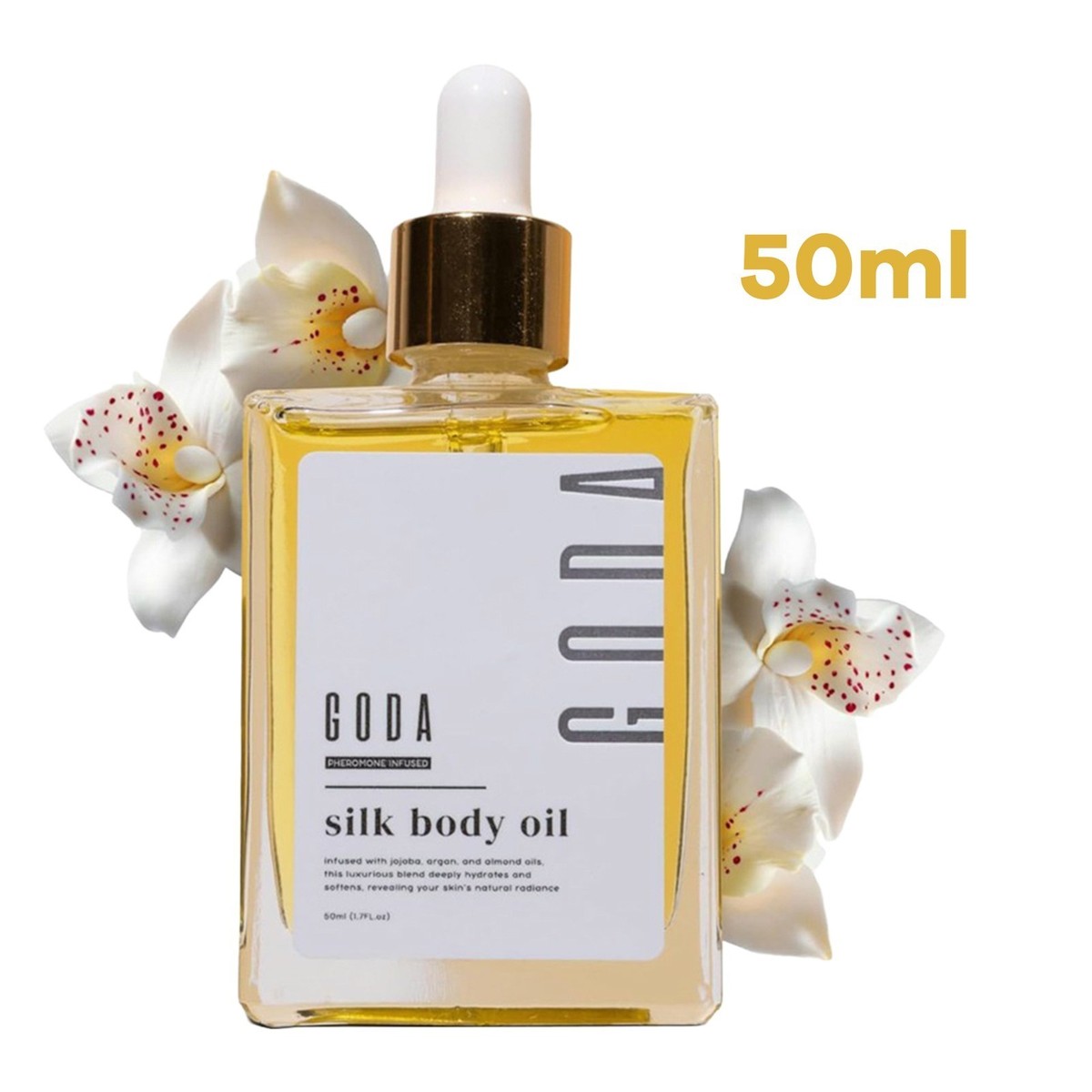 GODA Silk Body Oil,Silk Body Oil,Goda Perfume Oil,Bath & Shower