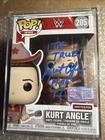 WWE Kurt Angle Funko Pop Signed/Inscribed #205 1200 Pieces Fanatics Exclusive