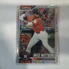 2026 Topps Series 1 Celebration Confetti Foil Brice Mathews #132 RC Astros