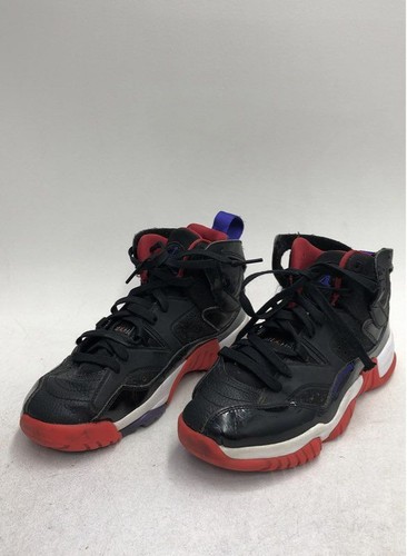 Nike Jordan 6-17-23 Black University Red Game Royal Youth Sneakers Size 7Y