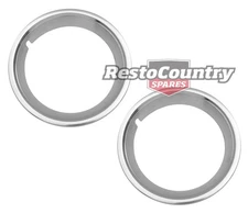 Ford Wheel Trim Ring PAIR Suit 5 Or 12 Slot Rims XR XT XW XY rim Resto Country