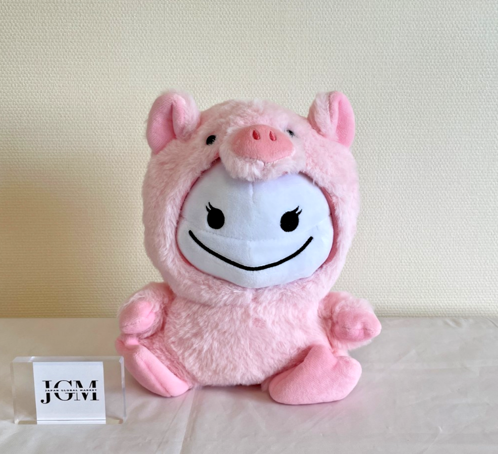 Bigo Live Bi-chan Plush Doll Set Bear & Pig Costume
