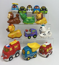 Vtech "Go Go Smart Wheels" Lot Of 14 Vehicles Lights Sounds Cars Animals