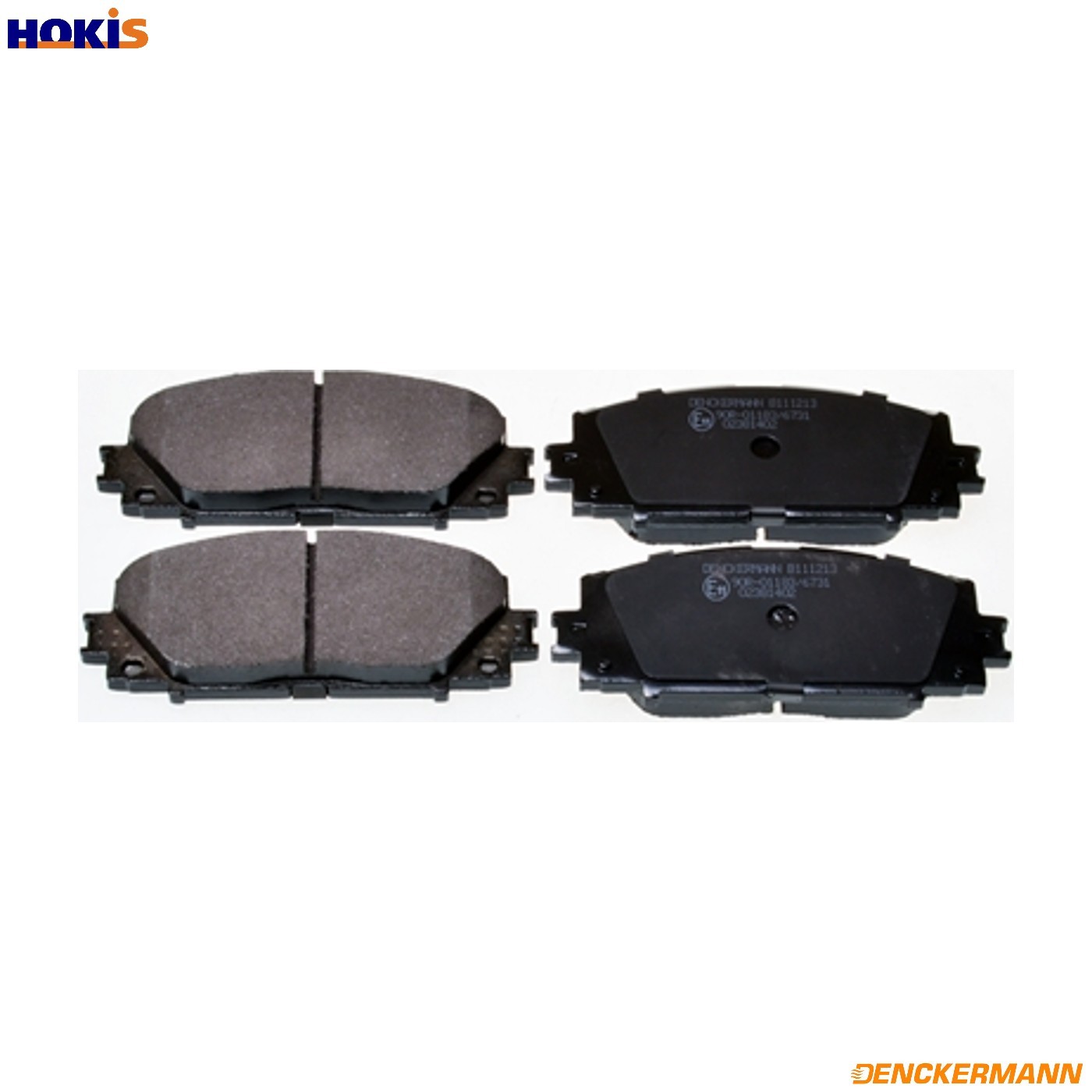 BRAKE PAD SET DISC BRAKE B111213 FOR LEXUS TOYOTA 5ZR/2ZR-FXE 1.8L 4cyl CT 1.8L
