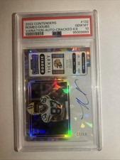 2022 Contenders Rookie Ticket Variation Romeo Doubs Cracked Ice Ticket /22