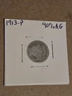 1913-P Barber Dime Circulated