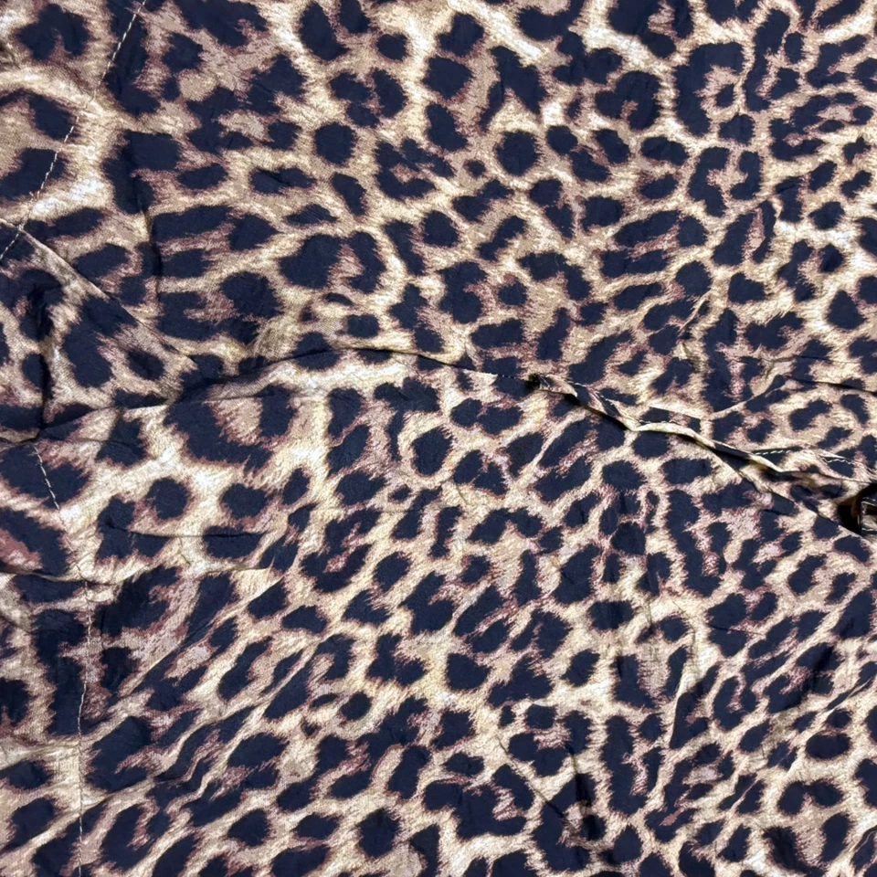 Pantalones Cortos Estampado Leopardo Tórrido Cordón Cintura Informales Cómodos Talla 2 Foto 4 de 4