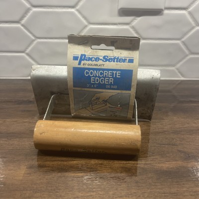 New 6''×3'' Pace Setter Concrete Edger ! Ready To Work ! New but vintage. 