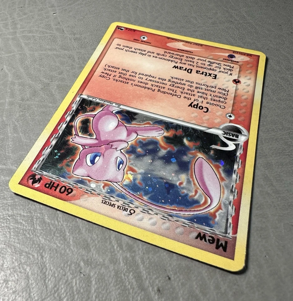Pokemon Mew TCG 3/17 Inverted Back Error Holo Delta Species Pop Series 5 (2007) - Image 4 of 4