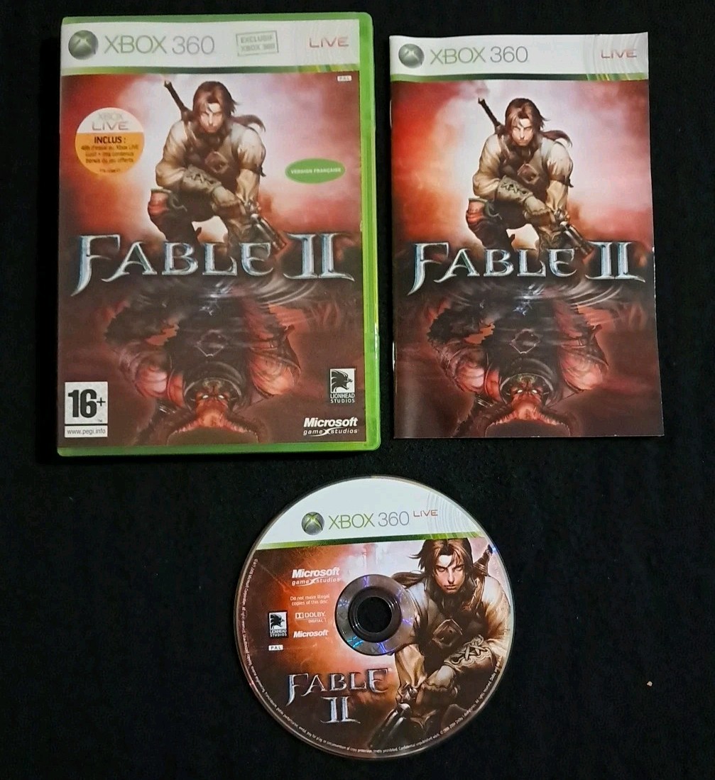 Jeu XBOX 360 Fable II Complet FR TBE 