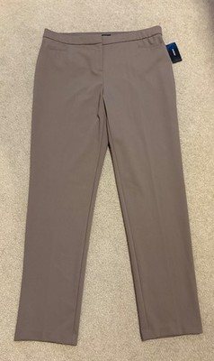 Alfani Tan Dress Pants, Straight Leg, Womens 12, NWT 