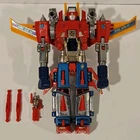 Vintage 1983 Diaclone King Dam Diecast Robot Combiner W/Pilot, Fists, & Missiles