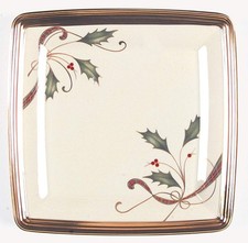 Lenox Holiday Nouveau Gold Square Accent Luncheon Plate 2138539