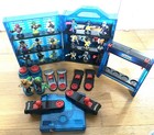 Akedo Ultimate Warriors Lot 21 Figures Controllers Battle Arena Arcade Case