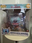 Funko Pop! Vinyl Jumbo 10" Disney - Stitch with Ukulele Target Exclusive # 1419