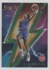 2023-24 Panini Select Thunder Lane Green Prizm Ausar Thompson #9 19cx
