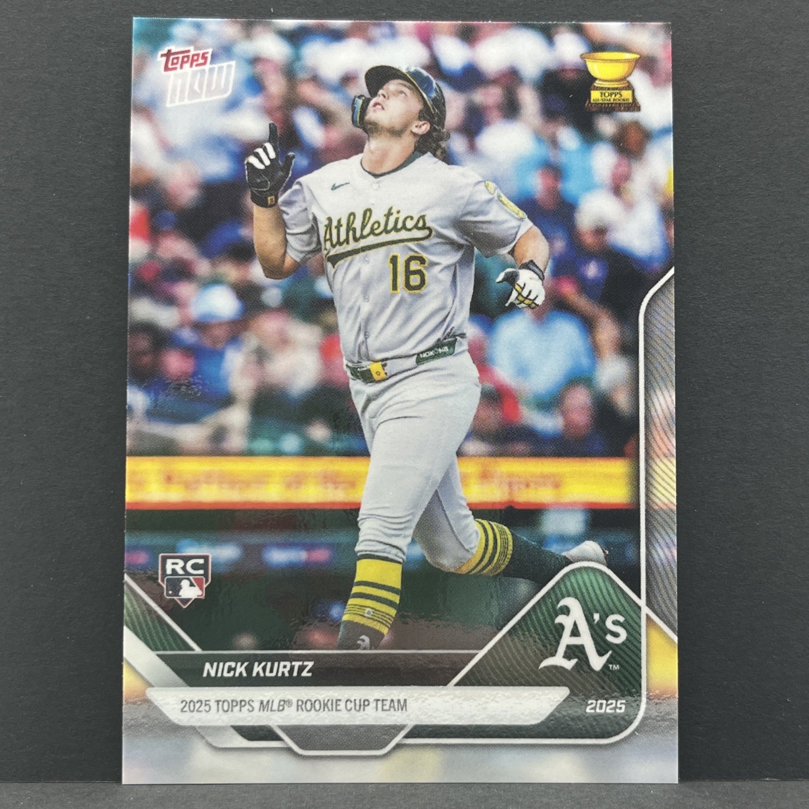 2025 Topps Now Rookie Cup Nick Kurtz #RC-2 (RC) Oakland A's