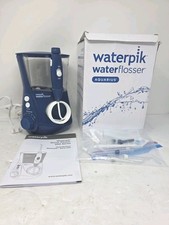 Waterpik Aquarius Water Flosser Blue WP-663 10 Settings 7 tips Open Box