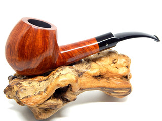 CHARATAN LANE ERA 1960's EXECUTIVE POCKET MAGNUM BENT SADDLE APPLE ESTATE PIPE