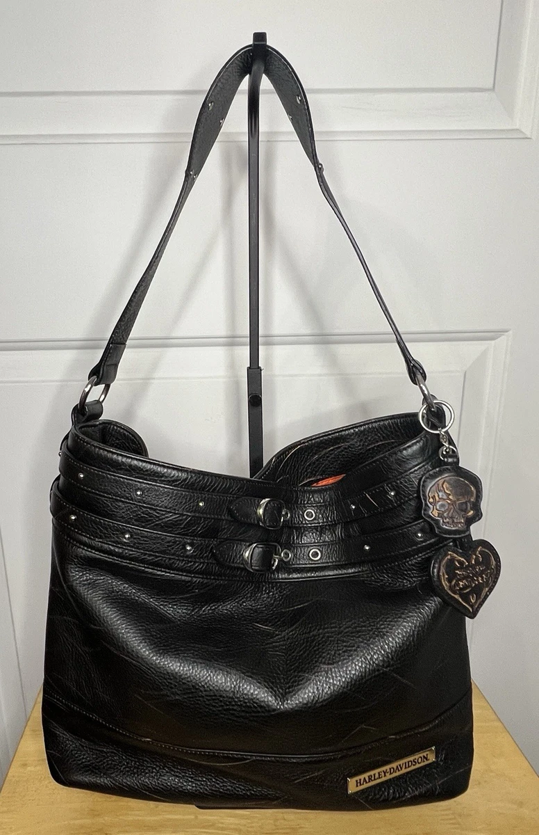 90s Harley Davidson ShoulderBag Pochette Harley-Davidson Leather 