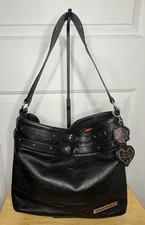 Rare Vintage Harley-Davidson Leather Studded Handbag